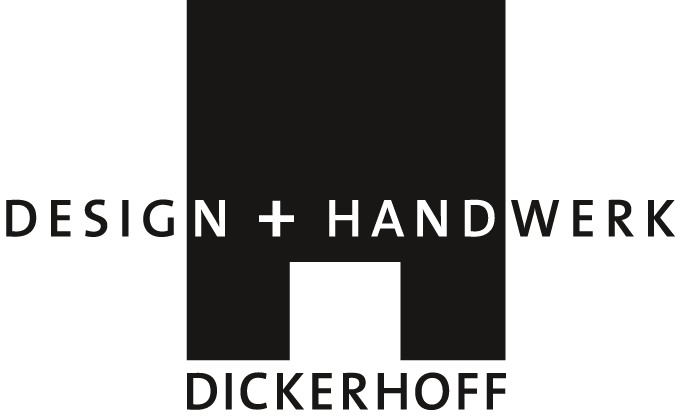 Logo von Design + Handwerk Dickerhoff mit Schriftzug